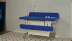 Mobile changing table accommodates adults