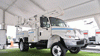Utility truck travels with the power of four-wheel drive