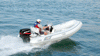 For buoyant travel, ride an inflatable, aluminum boat