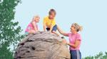 Sculpted rocks help kids’ activities reach higher ground