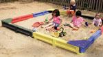 Sandbox lets little ones play safely in contained area