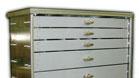 Service drawers open, shut with keyed “T” handles