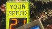 Radar Speed Sign Allows Changeable Information
