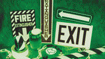 Photoluminescent Exit Signs Glow With Ambient Light During Emergencies