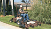 To spruce up pathways, add an edger to riding mowers