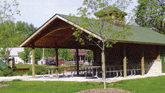 Adorn parks with a multipurpose building