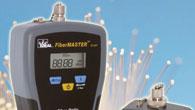 Measure power level and fiber signal loss with handheld meter and kit