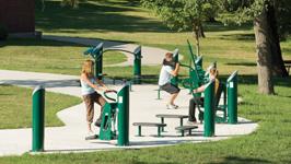 Outdoor fitness system