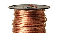 Bare copper wire