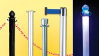 Crowd control stanchions