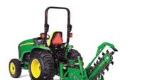 Trencher tractor attachment