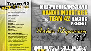 Bandit Industries sponsors driver in NASCAR’s Nationwide Kansas Lottery 300