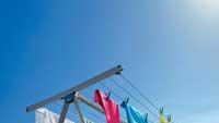 Clotheslines and drying racks