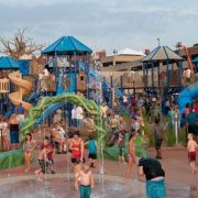 Photo of Smothers Park in Owensboro, Ky., interactive playground & water feature