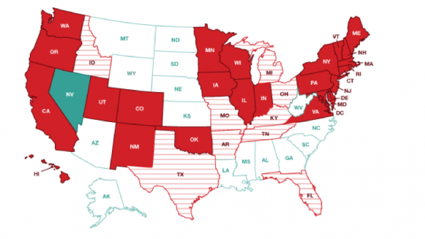 Five additional states allow same-sex marriage