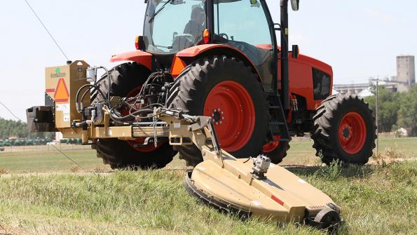 Rotary cutter simplifies mowing hard-to-reach terrain