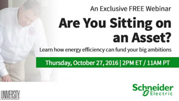 Are you sitting on an asset?  Learn how energy efficiency can fund big ambitions