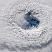 Hurricane Florence as seen from the International Space Station. Image via Wikimedia Commons.