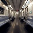 Empty subway car