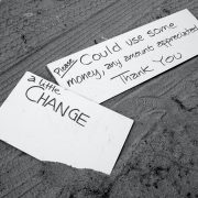 Signs begging for change