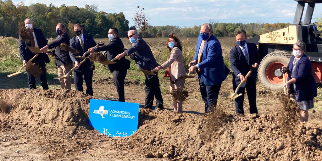 Genesee County and Plug Power break ground on largest green hydrogen plant in North America