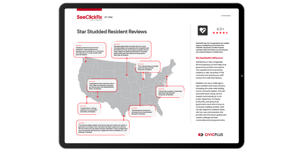 See What Residents Across America Are Saying About our SeeClickFix 311 CRM