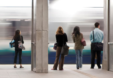 Sound Transit provides express bus, commuter rail and light rail service to nearly 100,000 weekday riders.